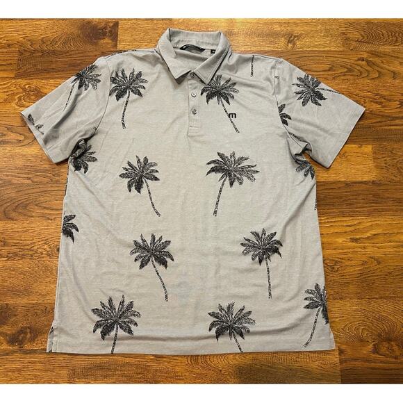 Travis Mathew Other - Travis Mathew Men's Mesic Polo Shirt - Grey - Size XXL Elevated Casual Style